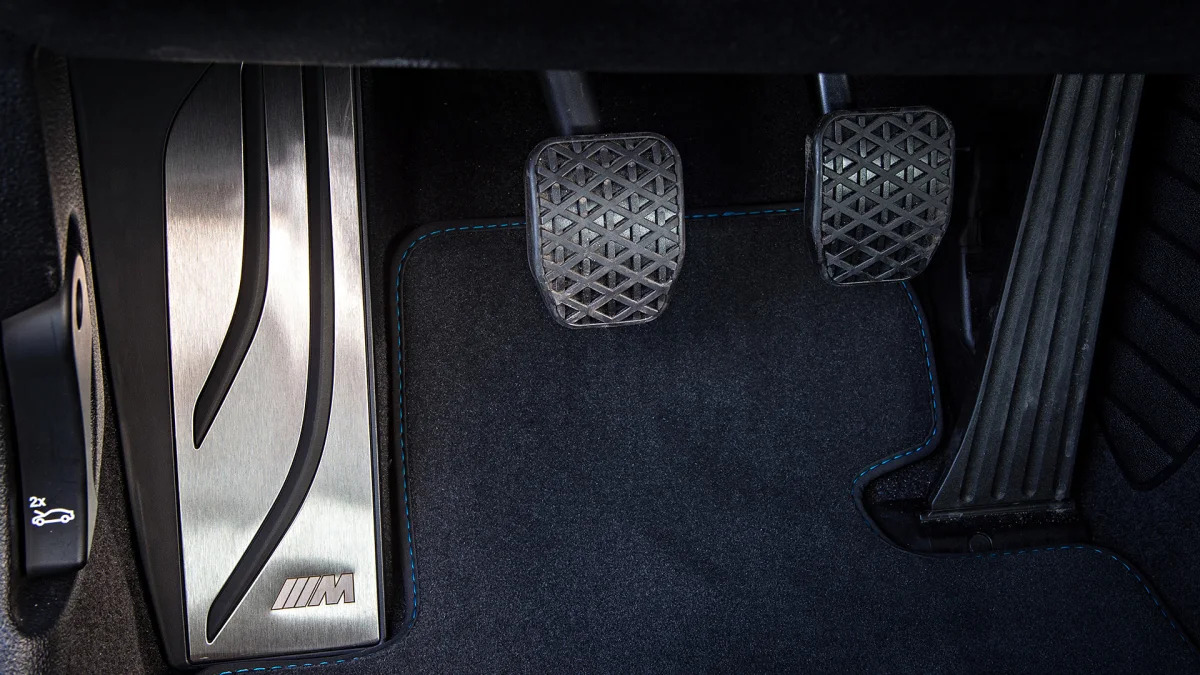 2016 BMW M2 pedals