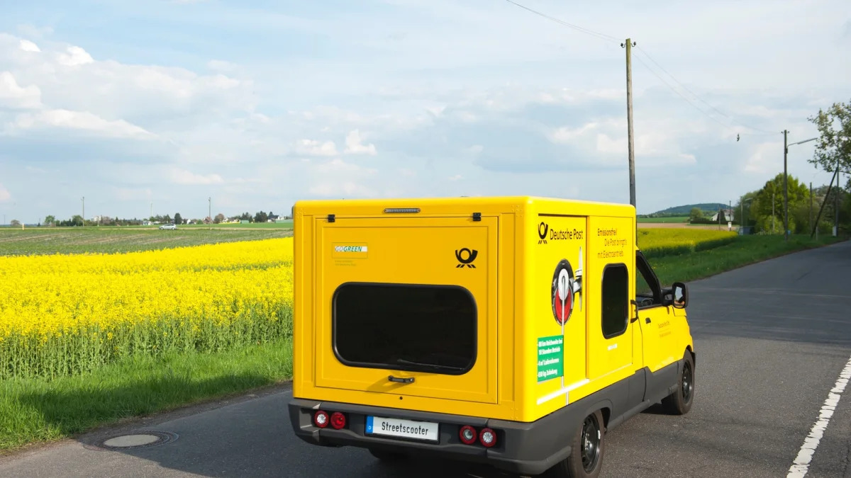 DHL Electric Mail Truck