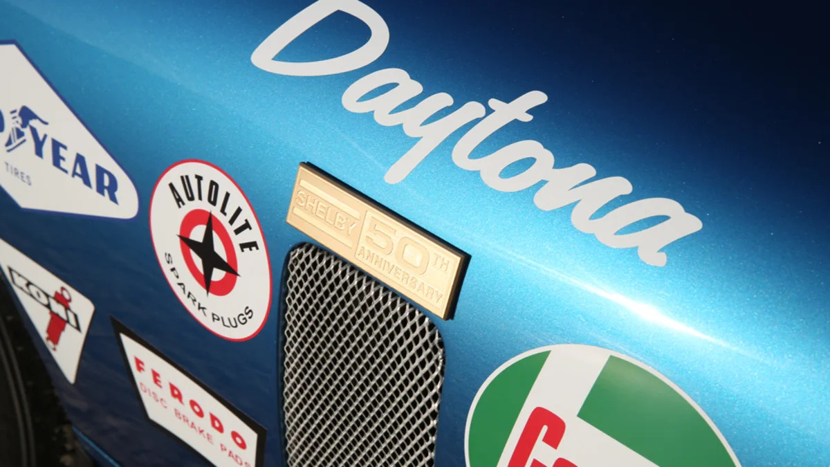 Shelby Cobra Daytona Coupe 50th Anniversary Badge