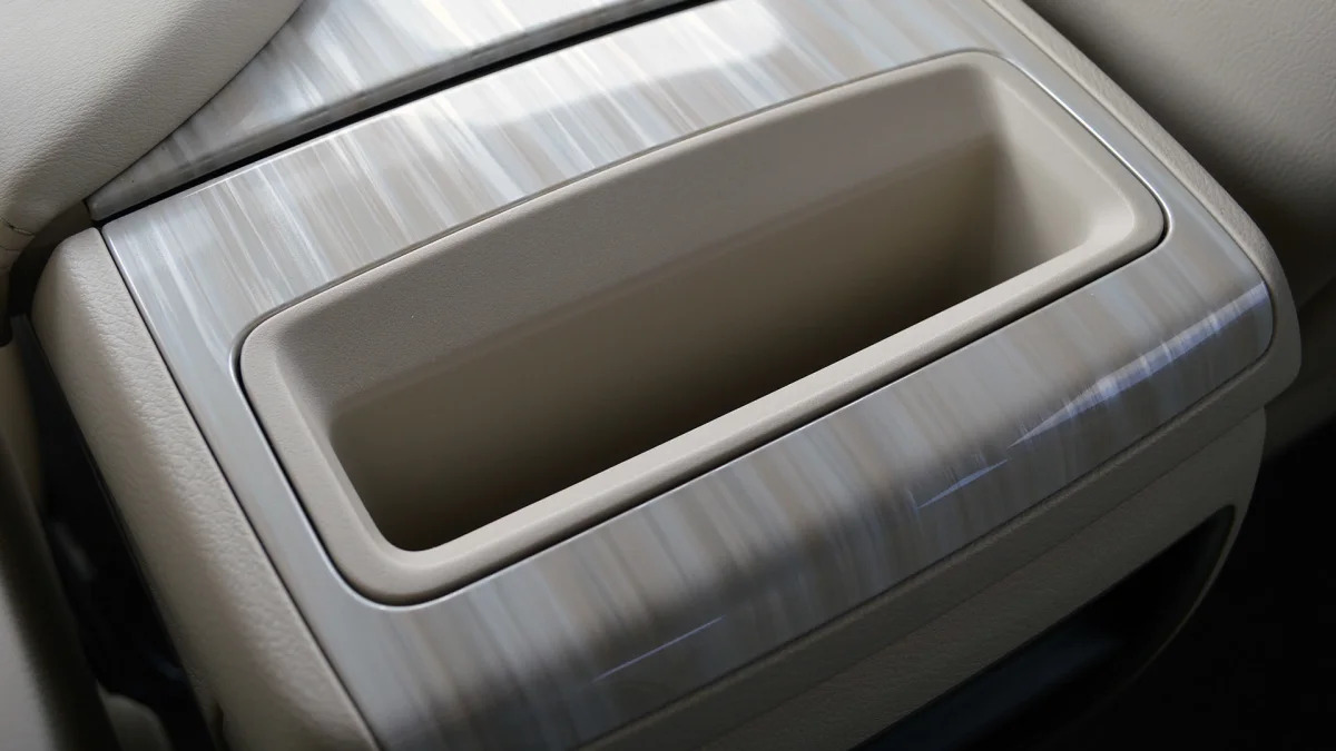 2015 Nissan Murano rear seat storage bin