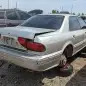 41 - 1994 Mitsubishi Diamante sedan in Oklahoma junkyard - photo by Murilee Martin