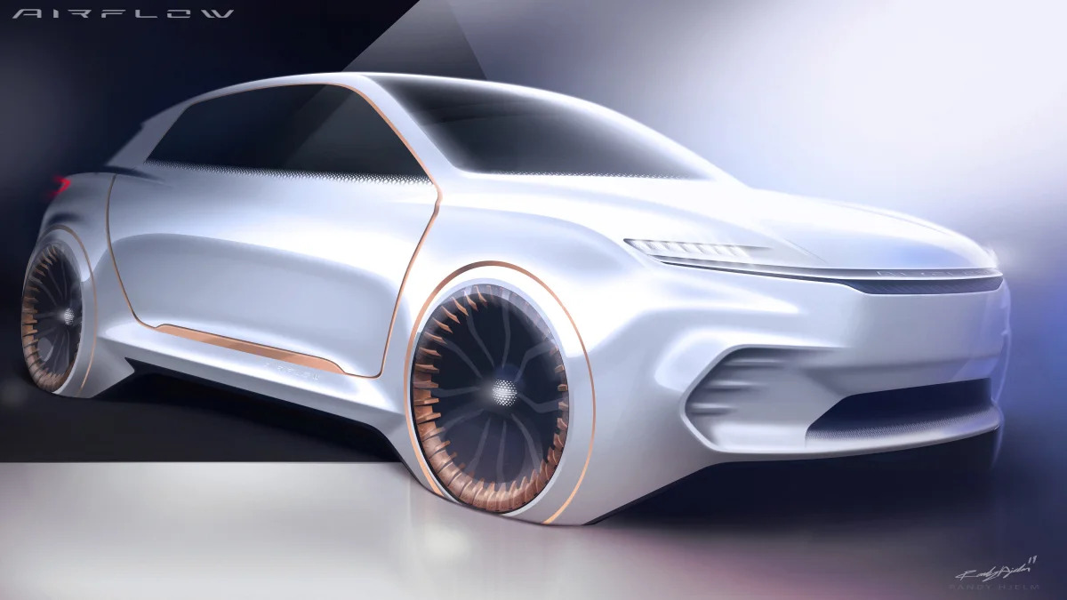 Chrysler Airflow Vision Concept rendering
