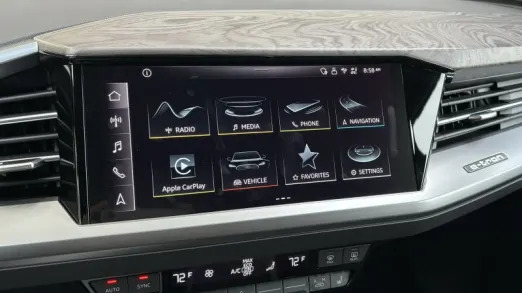 2024 Audi Q4 E Tron touchscreen home screen
