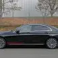 The 2017 Mercedes-Benz E-Class, side view, side undisguised.