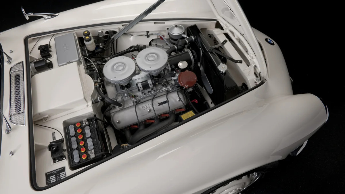 Elvis Presley's Restored BMW 507 Engine Bay