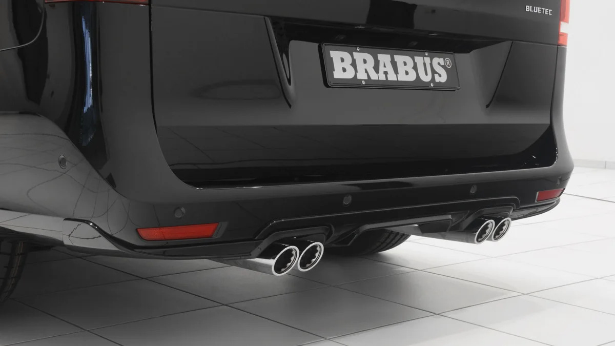 Brabus V-Class tailpipes