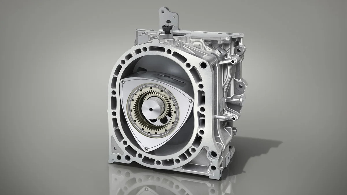 Mazda 8C rotary engine cutaway