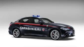 Carabinieri Alfa Romeo Giulia Quadrifoglio police car