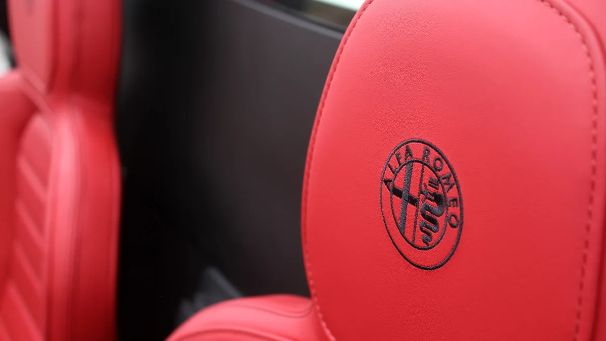2015 Alfa Romeo 4C Spider seat detail