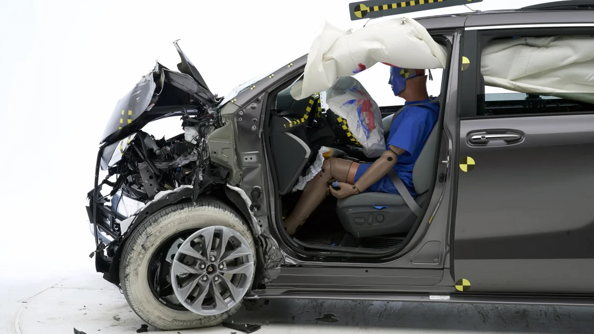 2021 Toyota Sienna IIHS crash testing