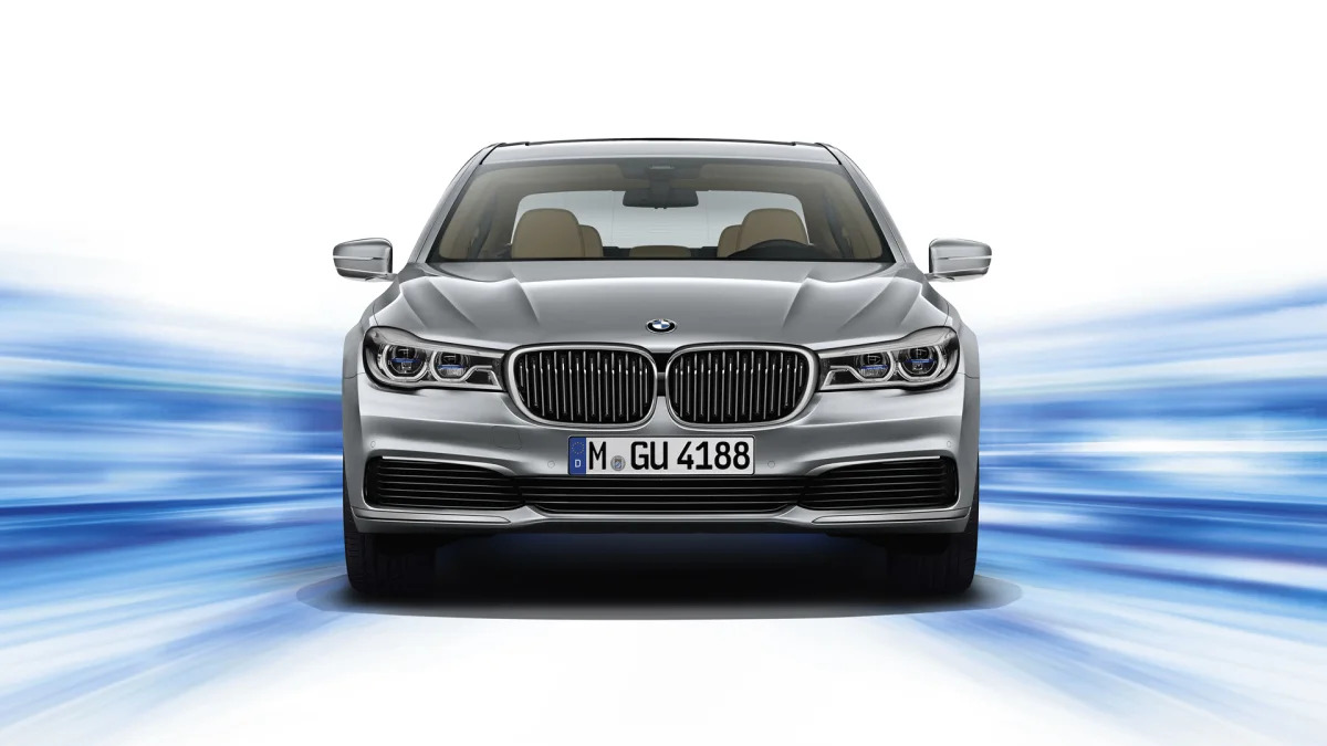front bmw 7 series hybrid electric