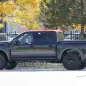 black 2017 ford f-150 raptor supercrew spy shot flares