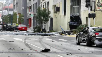 Stolen Tesla Model S Crash In LA