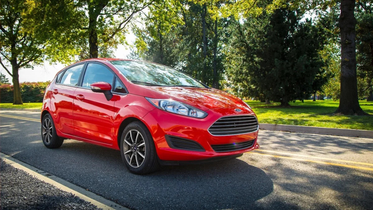 2015 Ford Fiesta red