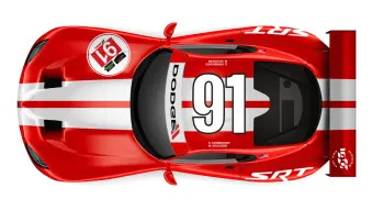 2014 Dodge Viper GTS-R red and white livery