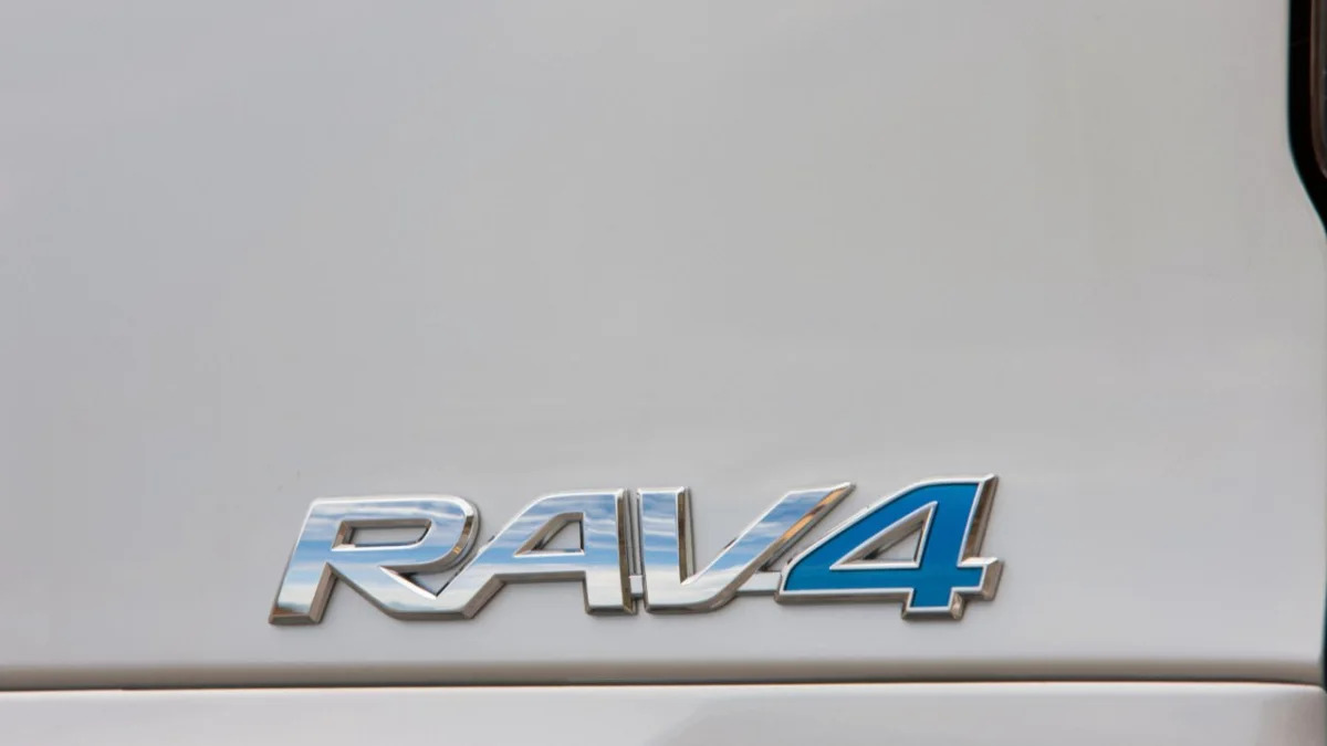 Toyota RAV4 EV badge