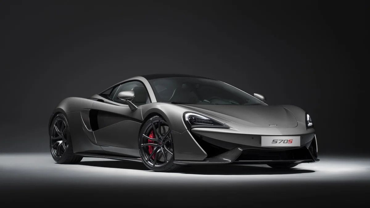 2017 McLaren 570S with Track Pack front 3/4