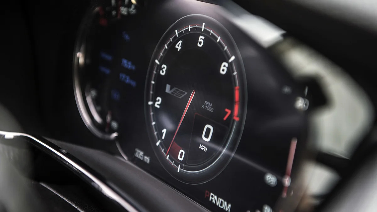 2016 Cadillac CTS-V gauges