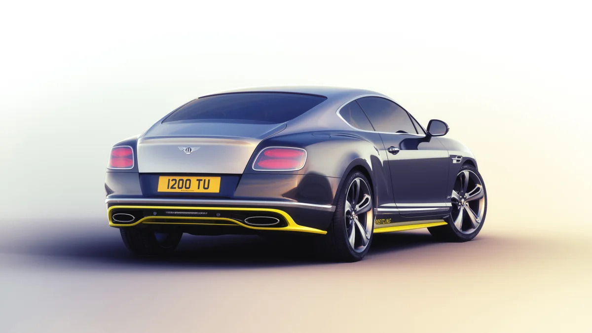 Bentley Continental GT Speed Breitling Jet Team Series Limited Edition rear 3/4