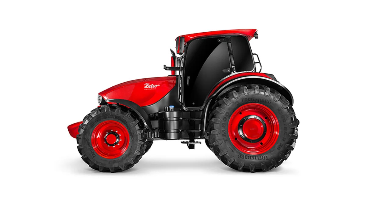 Zetor tractor by Pininfarina profile