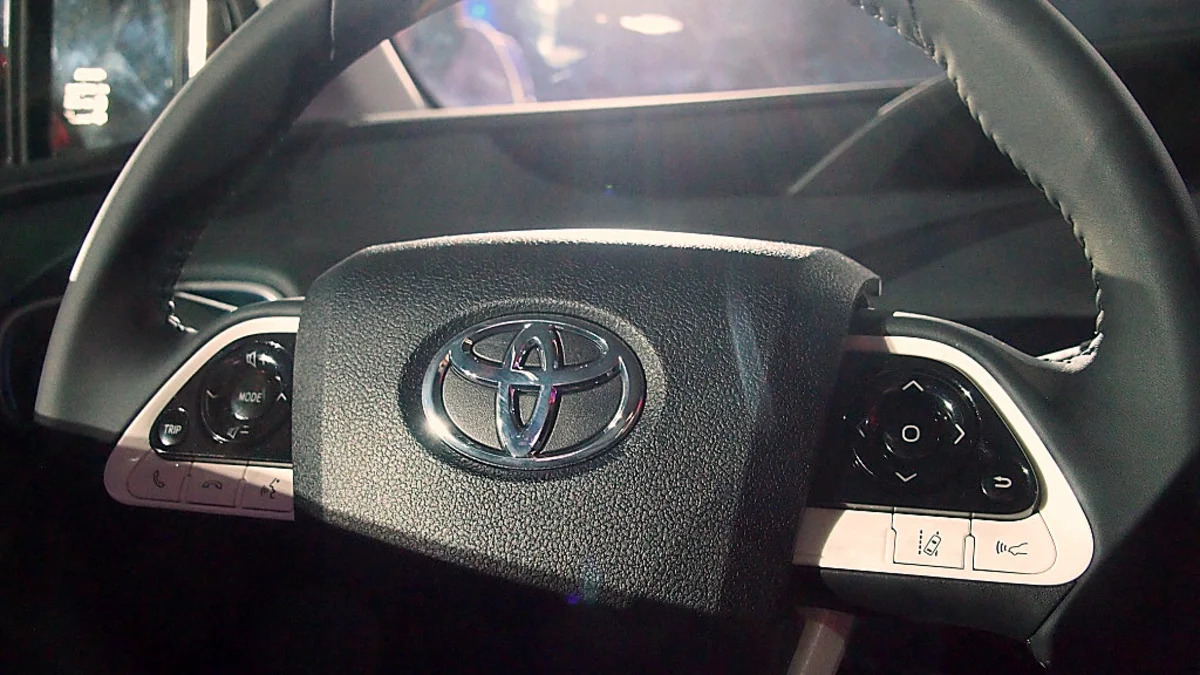 2016 Toyota Prius steering wheel