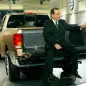 Carlos Ghosn shows off the new Nissan Titan