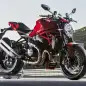 red ducati monster 1200 r front three quarters