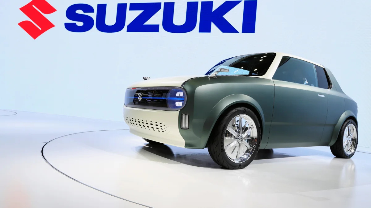 Suzuki's Waku SPO is displayed during the Tokyo Motor Show, in Tokyo, Japan October 23, 2019. REUTERS/Soe Zeya Tun