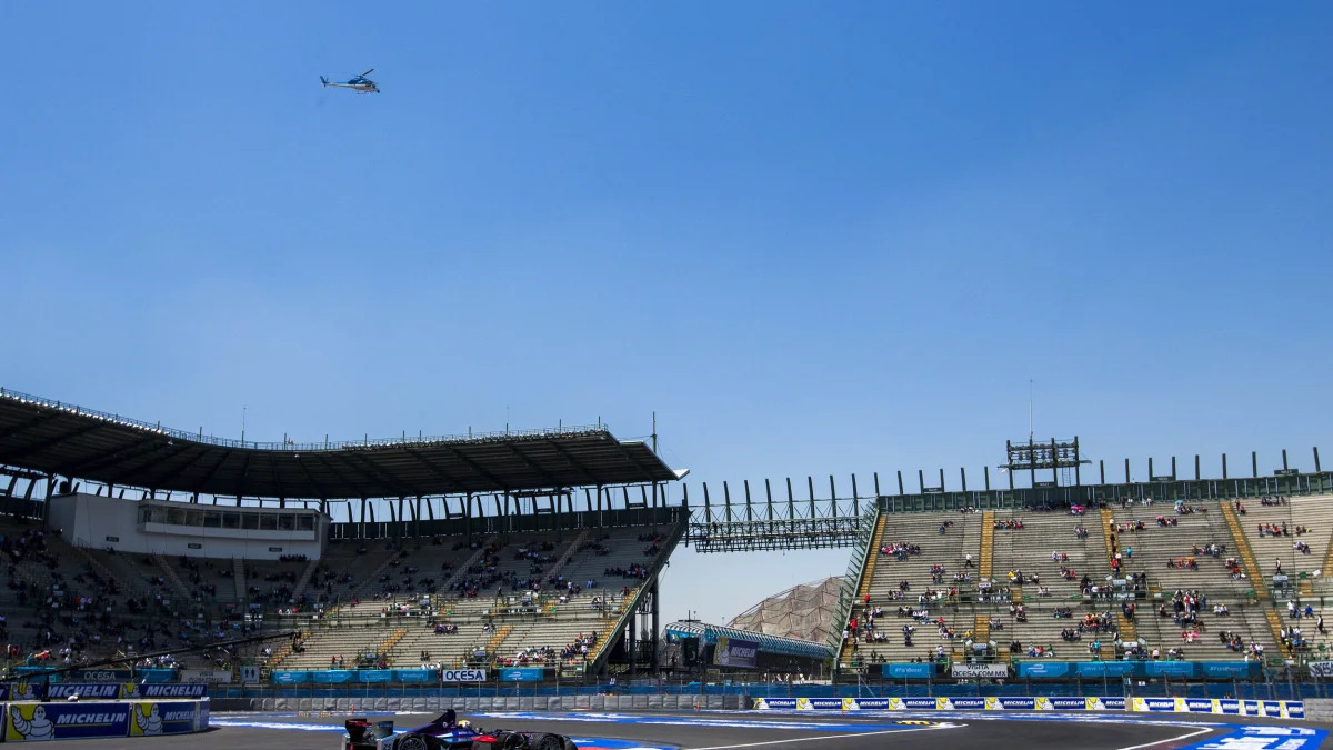 2016 Formula E Mexico City ePrix grandstands