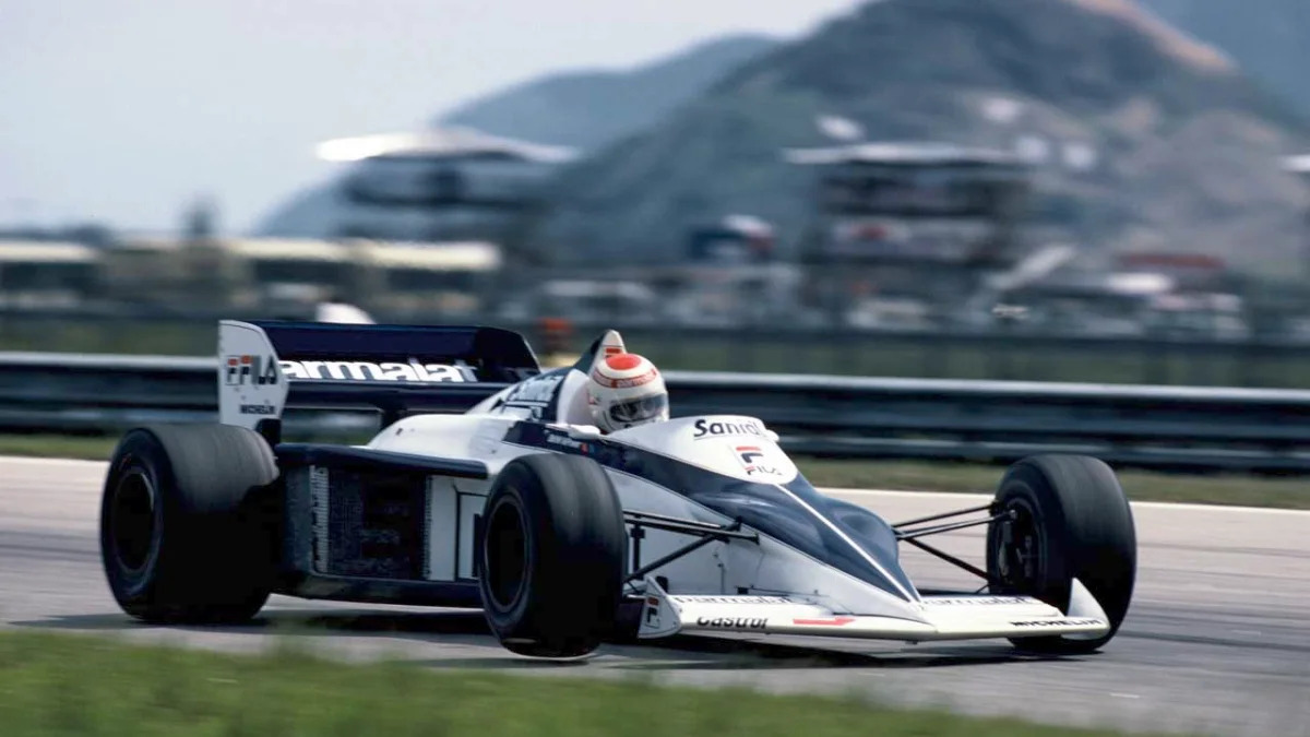 Nelson Piquet during the GP of Brazil, 1983 in the Brabham BMW BT 52