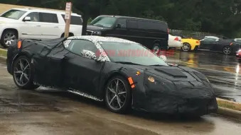 Mid-engine Chevrolet Corvette spy shots
